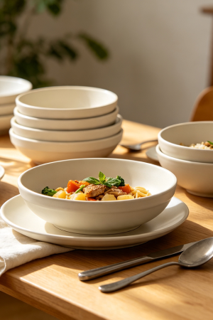 Durable Everyday Ceramic Dining Bowl Collection